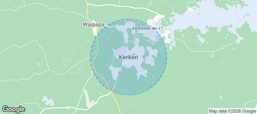 Kerikeri Airbnb map